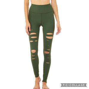 Alo Yoga Ripped Warrior Leggings hi-rise